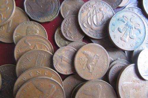 COIN CLEARANCE -R110 UNCHECKED INTERATIONAL COPPER COINS - CO3