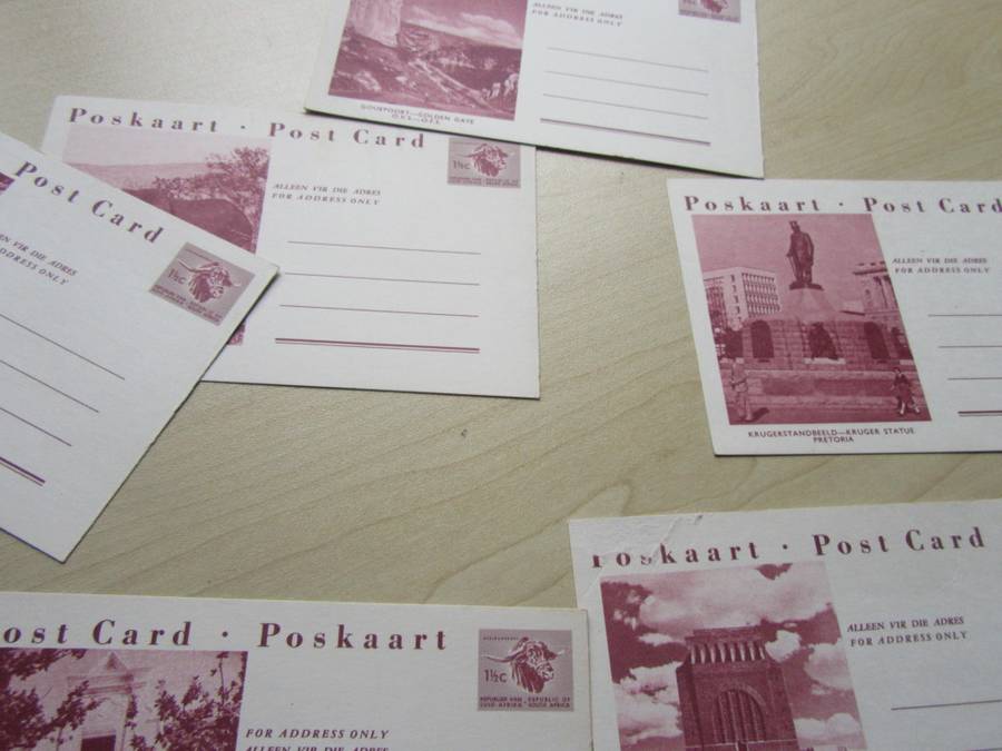POST CARD CLEARANCE- 67VARIOUS INCL. DUPLICATES FROM RSA AND SWA- ONE LOT