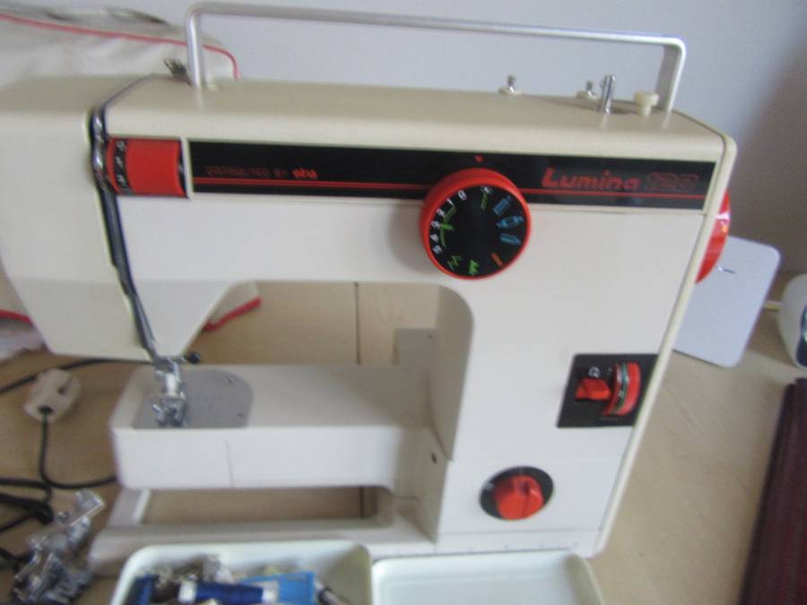 GOOD START FOR THE BEGINNER - ELNA - LUMINA 120 SEWING MACHINE - WORKING