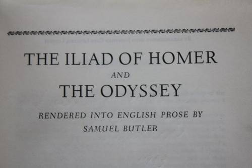 THE ILIAD OF HOMER AND THE ODYSSEY
