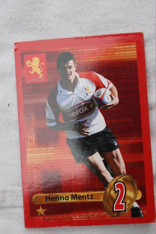 BIG BALL RUGBY - LIONS - HENNO MENTZ