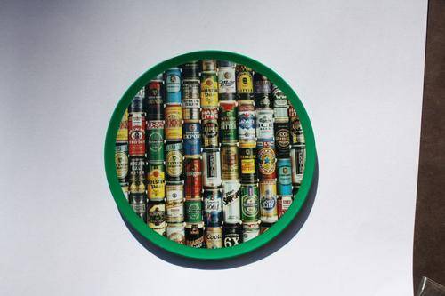 METAL COASTERS - BEER CANS