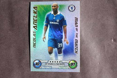 MATCH ATTAX CARD - NICOLAS ANELKA - MAN OF THE MATCH