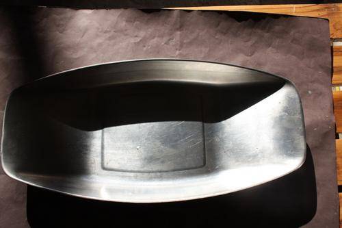 STAINLESS STEEL TRAY - 435 X 200 MM - 40 MM HIGH