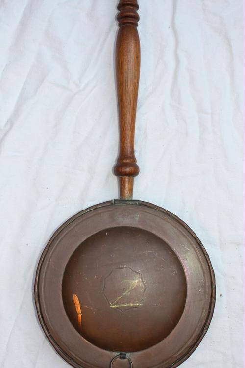 VINTAGE COPPER BED WARMER - DE KLERK