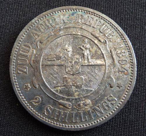 1894 ZAR 2 SHILLINGS *** R1 START *** NO RESERVE