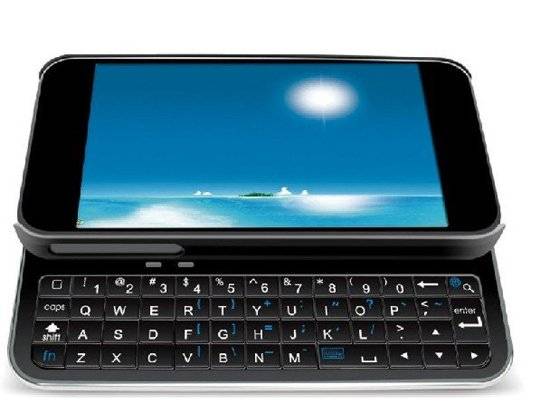 IPHONE 4/4S SLIDE-OUT MINI KEYBOARD + BATTERY BACKUP