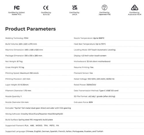Creality Ender-3 S1 Pro