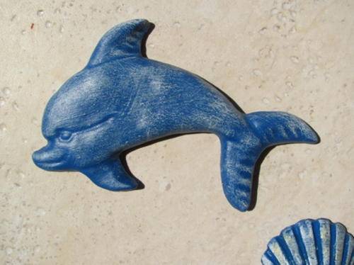 medium dolphin !made from resin!weatherproof!