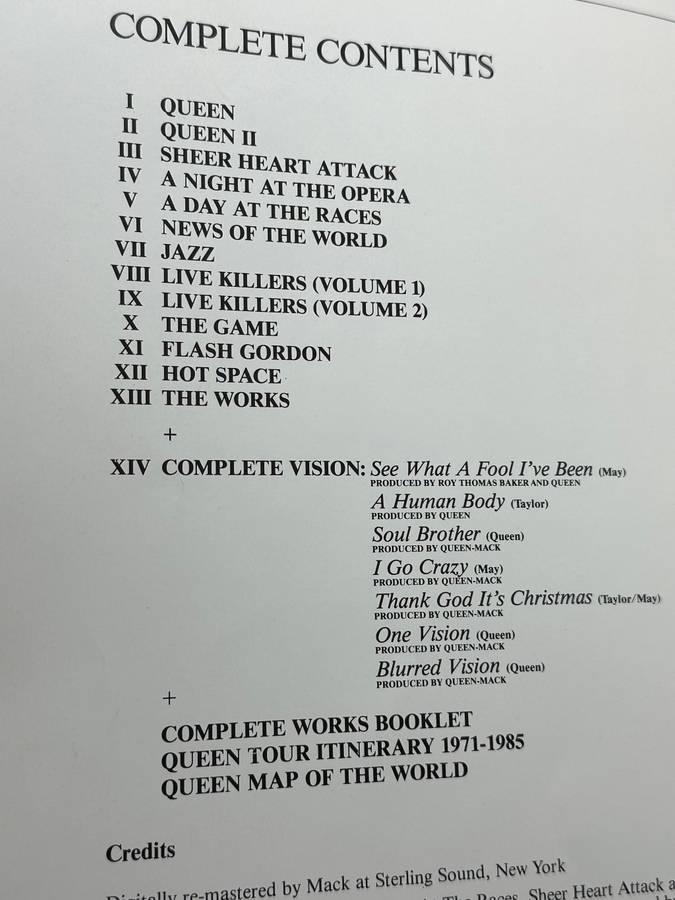 Queen - the complete works