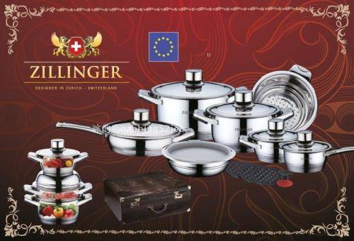 Ziillinger 21pcs Cookware Set Inspired By S.L.G Germany