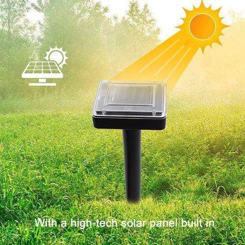 Ultrasonic Solar Powered Rodent Repeller 2 Pack