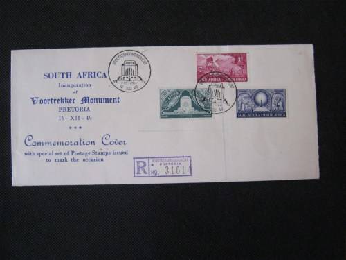 1949 Inauguration of Voortrekker Monument Commemoration Cover