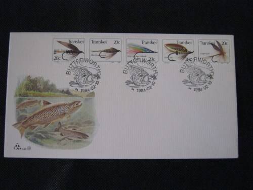 1984 Transkei Fishing Flies 5th Series FDC # 1.33 D