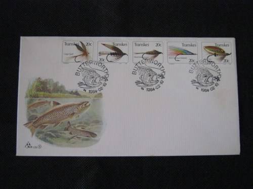 1984 Transkei Fishing Flies 5th Series FDC # 1.33 E