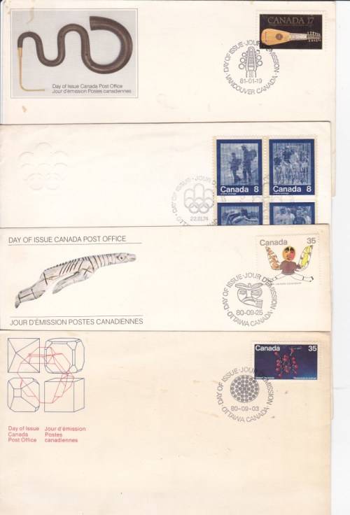 Large lot of Canada Stamps + FDC's