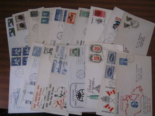 Large lot of Canada Stamps + FDC's