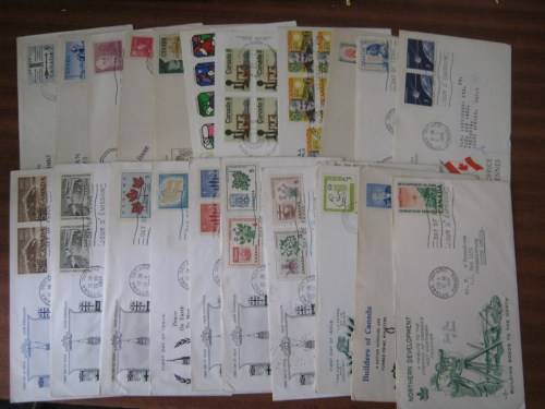 Large lot of Canada Stamps + FDC's