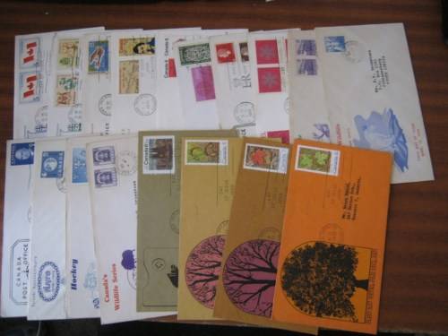 Large lot of Canada Stamps + FDC's