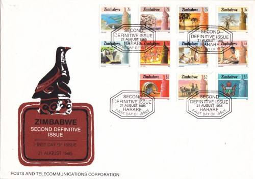 1985 Zimbabwe Second Definitive Issue FDC