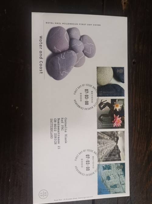 Great Britain 2000 Water and Coast Royal Mail FDC