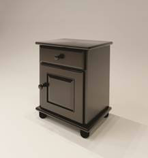 Solid pine bedside table