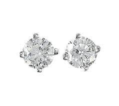 18ct DIAMOND STUD EARRINGS 0.52ct