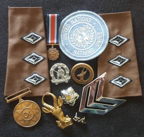 Mixed lot military items SADF and more
