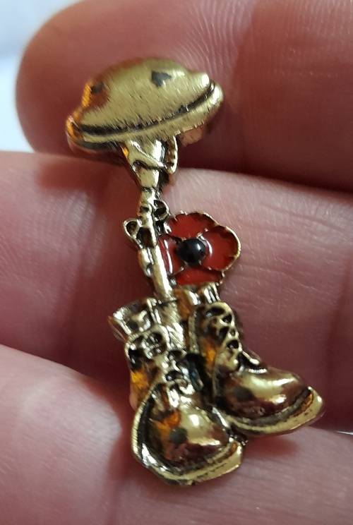 Remembrance Day Poppy Pin