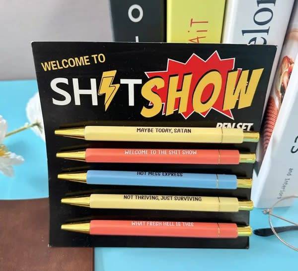 Sh#t Show Pen Set Funny gift