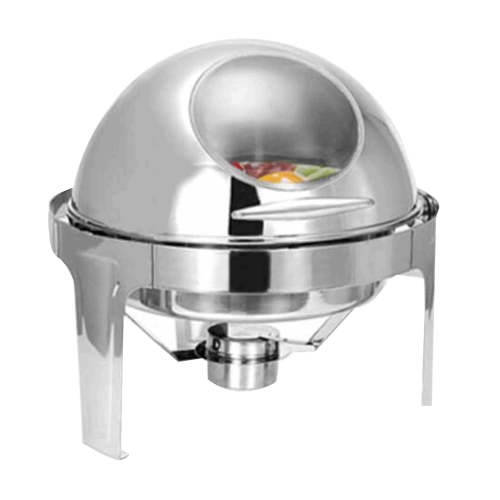 CHAFING DISH - ROUND WITH GLASS - 9L