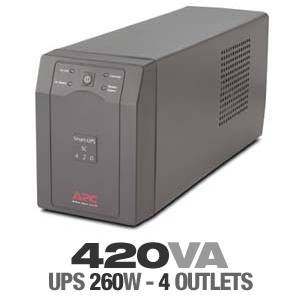 APC Smart-UPS SC420 4-Outlets 420VA UPS