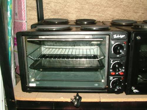 LOGIK 2600 W  mini oven GRILLER / STOVE WITH 2 PLATES new in box
