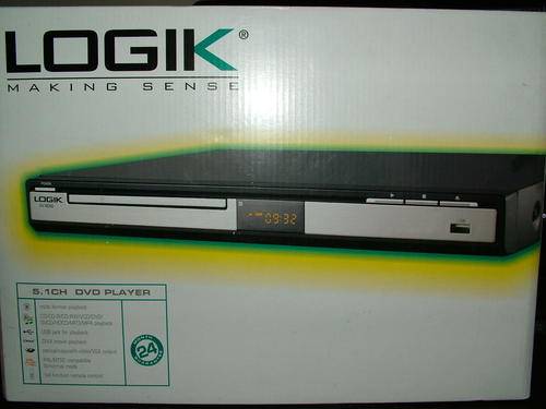 LOGIK DVD 8050 PLAYER 5.1CH * used as display*GOOD AS NEW IN ORIGINAL BOX