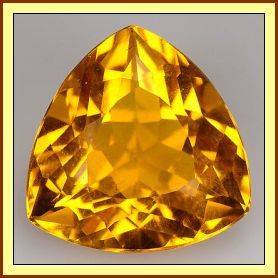 Citrine Trillion Cut 25.71ct