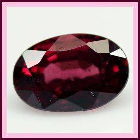 NATURAL VIVID PURPLE PINK RHODOLITE GARNET 2.09ct