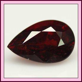 NATURAL DARK RED GARNET 2.08ct  (9.7x6.3mm)