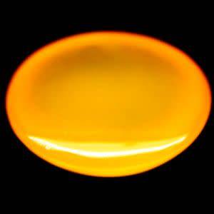 CHALCEDONY Yellow Oval 6.18ct