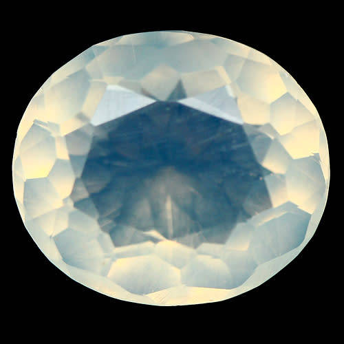 NATURAL WHITE OPAL 2.80ct OVAL FACET PRICE REDUCED SITE WIDE