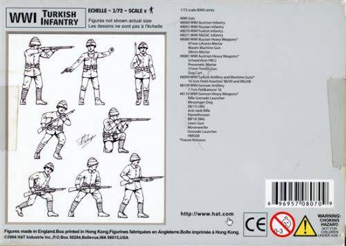 HAT Model, WWI Turkish Infantry.