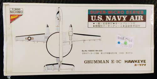 Nichimo Models, U.S. Navy Air. Grumman E-2C Hawkeye & Support Equipment 1/300 Scale