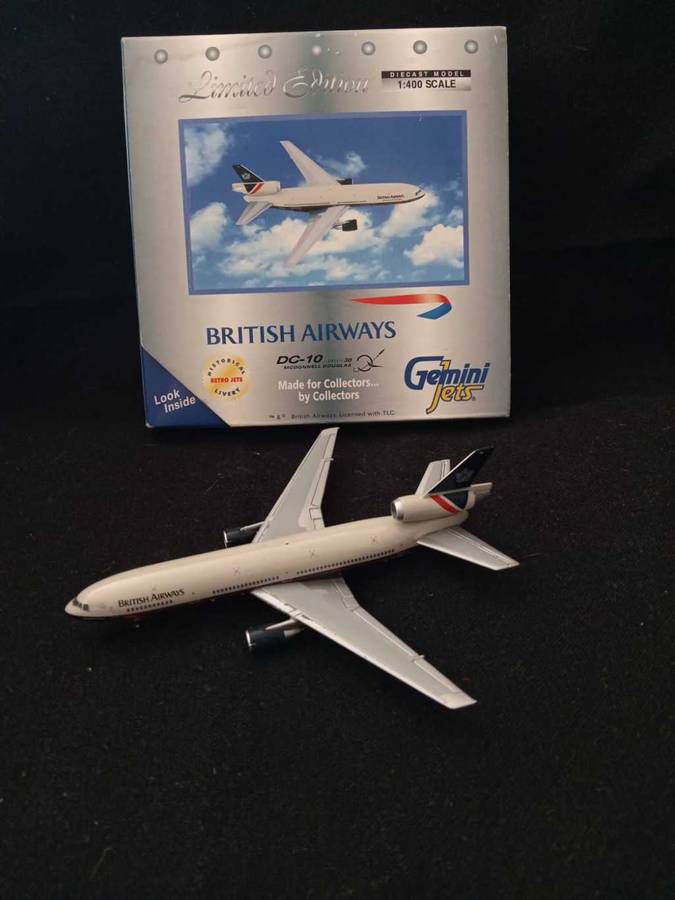 Gemini Jets, British Airways G-BEBM McDonnell Douglas DC10-30  1:400
