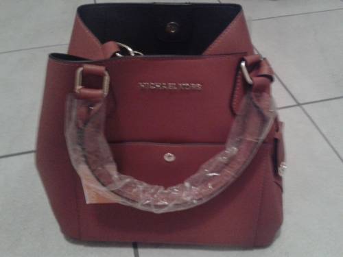 AUTHENTIC MICHAEL KORS- RUST BROWN (DARK ) - MEDIUM BAG - GENUINE LEATHER