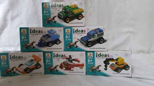 TOY BUILDING BLOCKS. CAR AND TRUCK  COMBO SETS