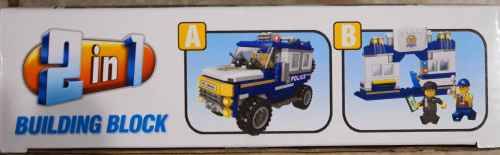 TOY BUILDING BLOCKS-CITY POLICE SERIES