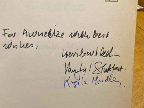 Comrades in Business. Post liberation politics in South Africa. (signed by all three authors-)