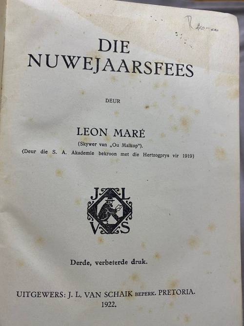 Die Nuwejaarsfees en ander Afrikaanse verhale. Leon Mare
