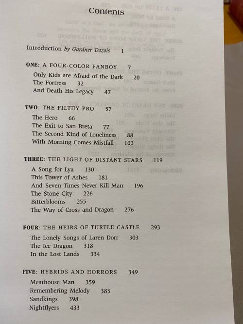 Dream Songs GRRM Retrospective. George R. R. Martin (collection of 34 short stories on 1185 pages)