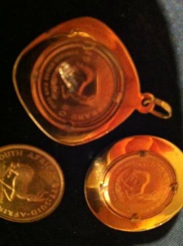 KRUGERRAND PENDANT - ONE TENTH OUNCE
