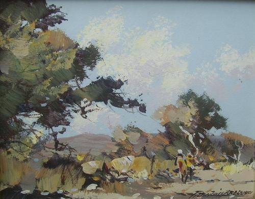 ****Orignal Francois Badenhorst Oil on Board - 20cm x 25cm****